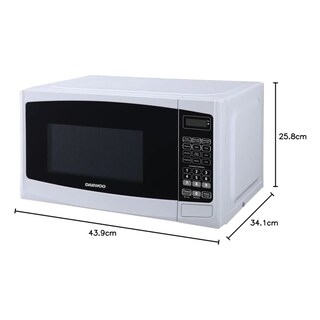 Foto 3 | Horno Microondas Daewoo 0.7p3 700w Descongelación Blanco