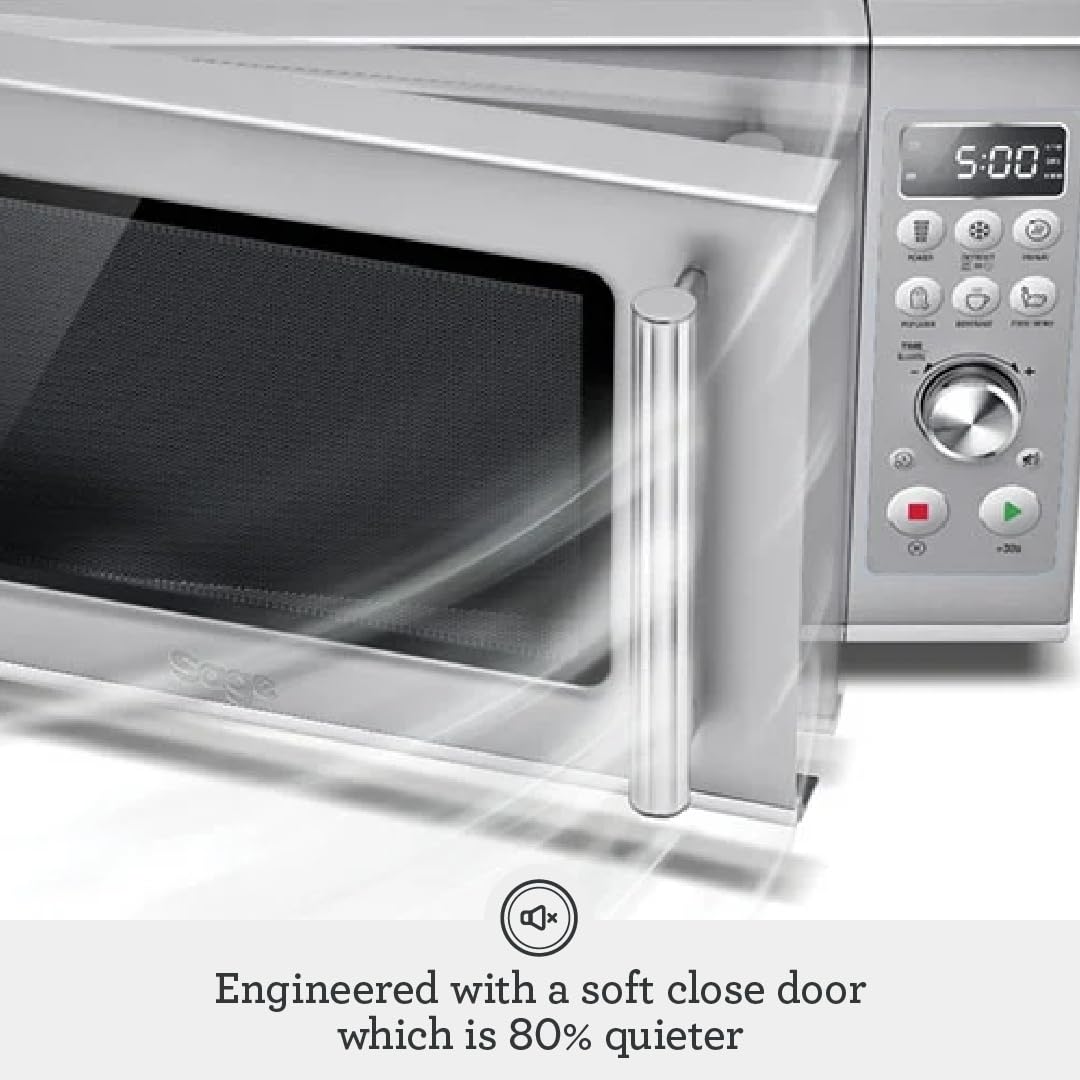 Foto 4 pulgar | Microondas Breville Compact Wave Soft Close Bmo650sil 25l - Venta Internacional.