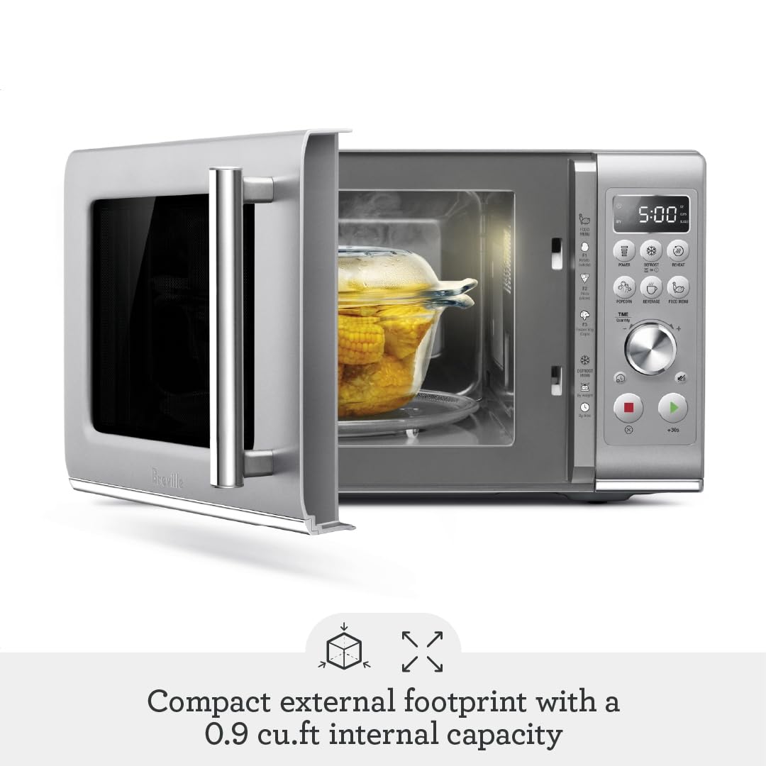 Foto 5 | Microondas Breville Compact Wave Soft Close Bmo650sil 25l - Venta Internacional.