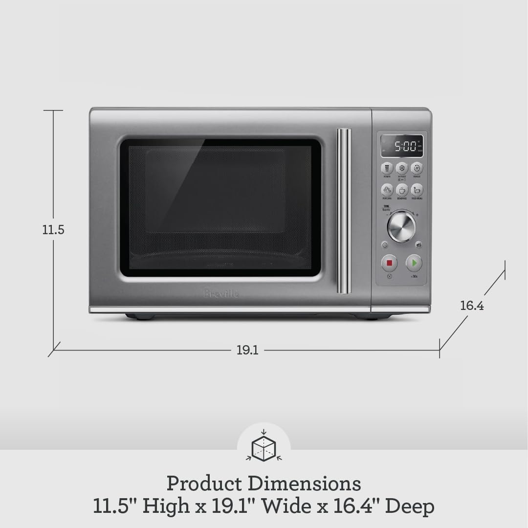 Foto 6 | Microondas Breville Compact Wave Soft Close Bmo650sil 25l - Venta Internacional.