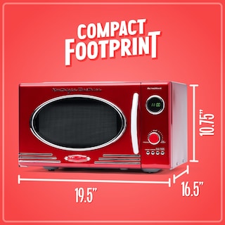 Foto 5 | Horno Microondas Nostalgia Retro 800 W 0.9 L Con 12 Juegos De Cocina - Venta Internacional.