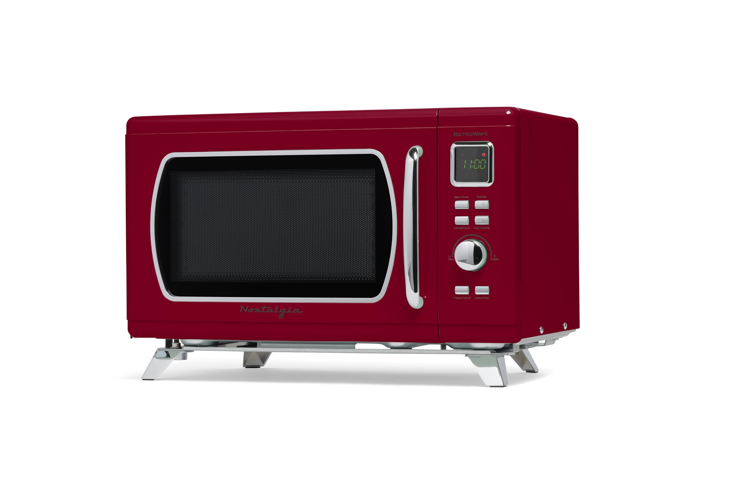 Foto 2 pulgar | Horno Microondas Nostalgia Mid-century Retro 900 W 25L Rojo - Venta Internacional