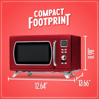 Foto 5 | Horno Microondas Nostalgia Mid-century Retro 900 W 25L Rojo - Venta Internacional