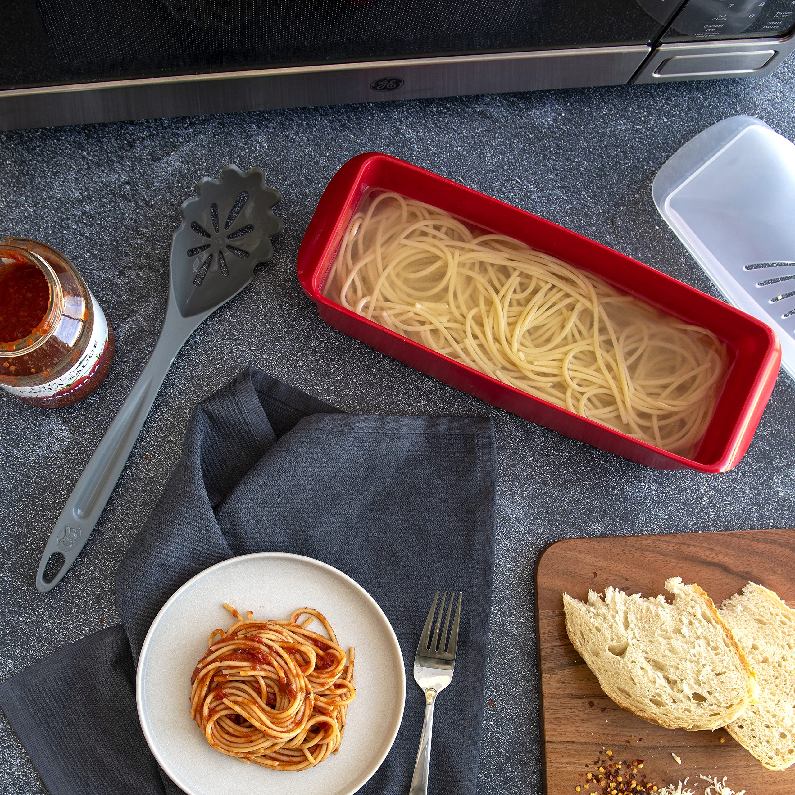 Foto 2 | Cocedor De Pasta Para Microondas Nordic Ware De 2,2 Litros De Capacidad, Sin Bpa - Venta Internacional.