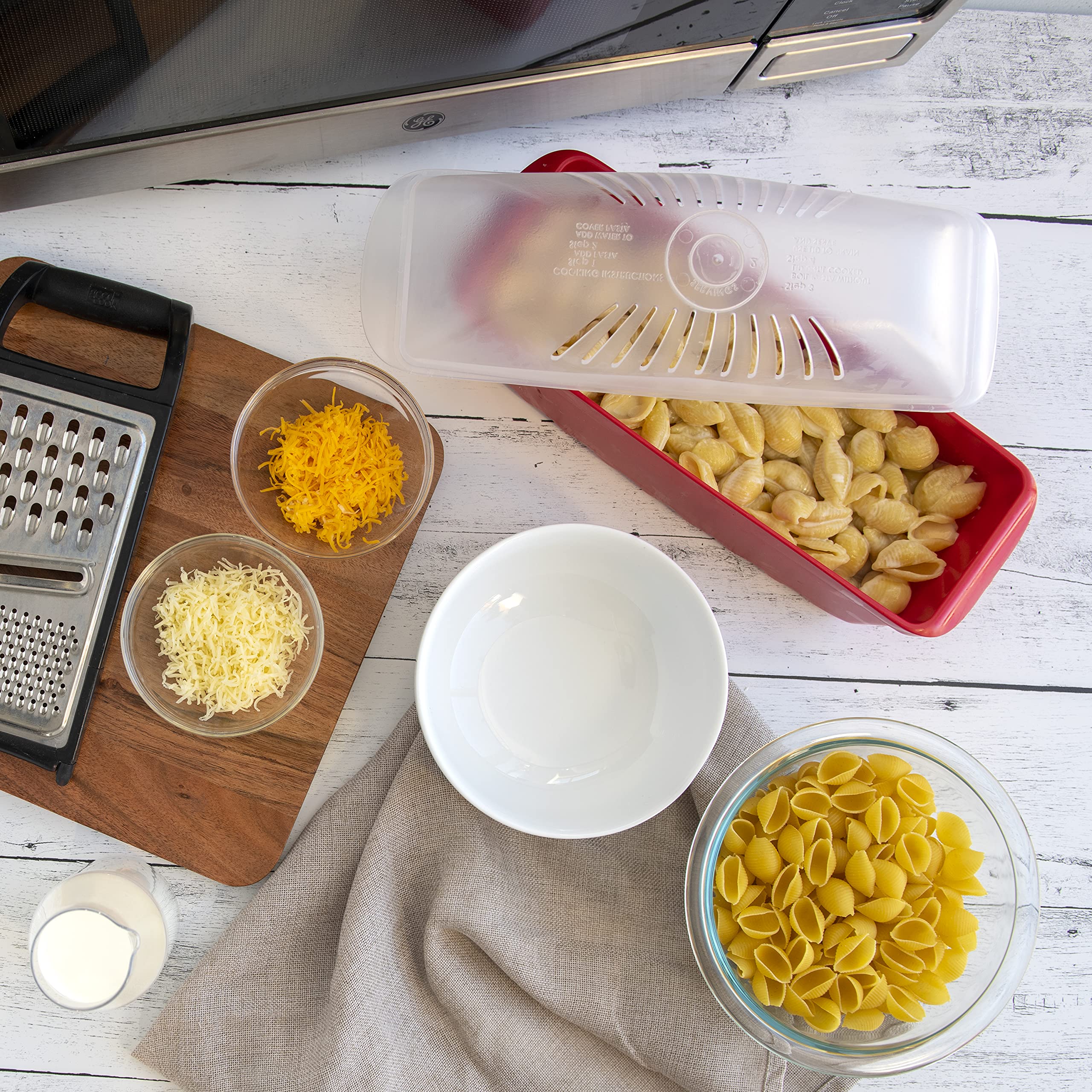 Foto 4 | Cocedor De Pasta Para Microondas Nordic Ware De 2,2 Litros De Capacidad, Sin Bpa - Venta Internacional.