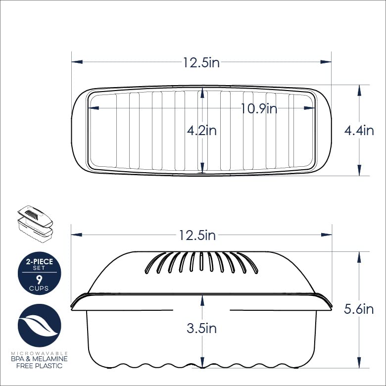 Foto 6 pulgar | Cocedor De Pasta Para Microondas Nordic Ware De 2,2 Litros De Capacidad, Sin Bpa - Venta Internacional.