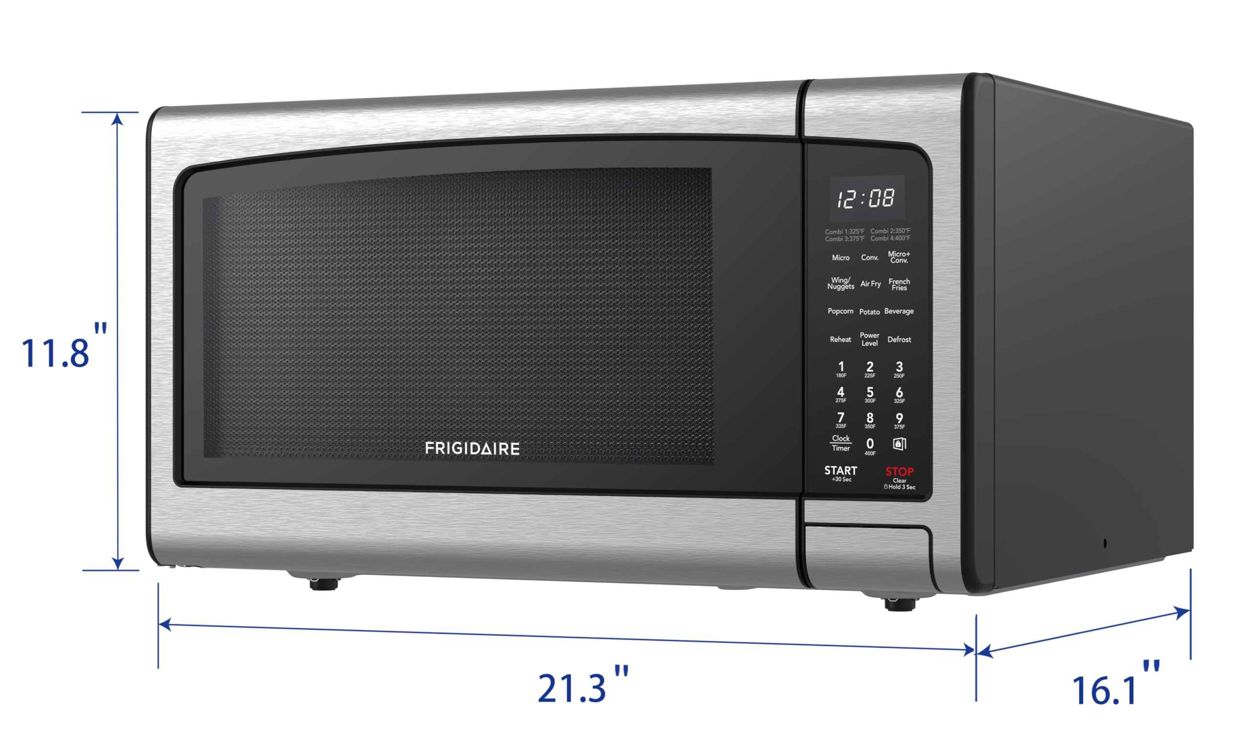 Foto 3 pulgar | Horno Microondas Frigidaire Emw112oamz 1.1 Pies Cúbicos 1000 W Inoxidable - Venta Internacional.