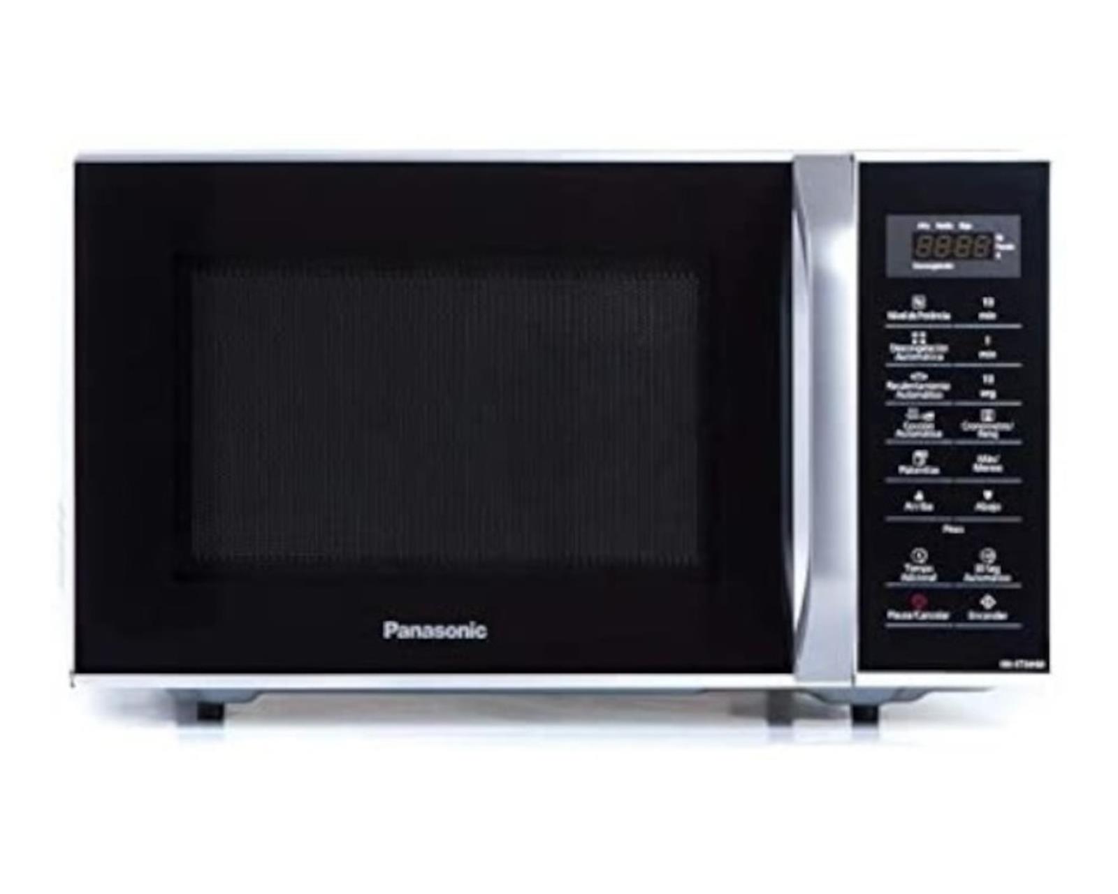 Foto 8 | Microondas Panasonic Nn-st34hmruh 0.9 Pies con Manija 800 WattsNeg ro Panel Digital