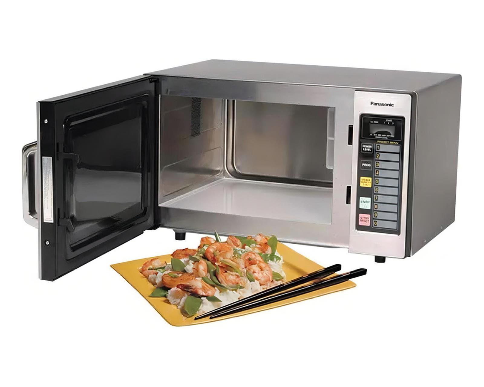 Foto 5 pulgar | Horno Microondas Industrial Panasonic Plata