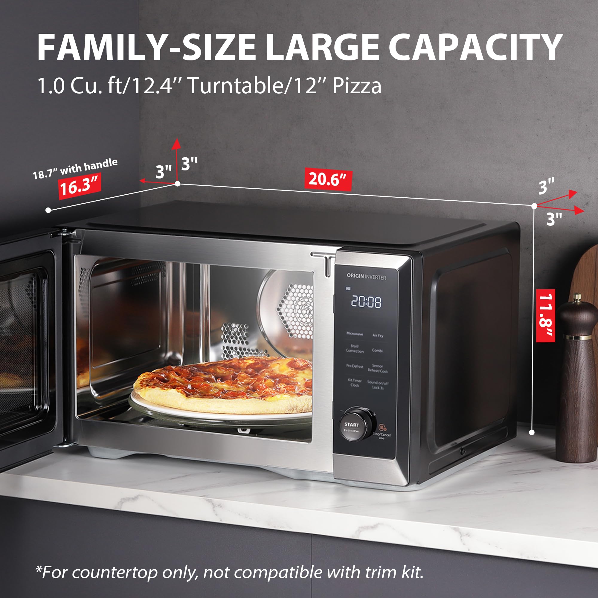 Foto 7 pulgar | Microondas Toshiba Countertop 30l 1000w - Venta Internacional