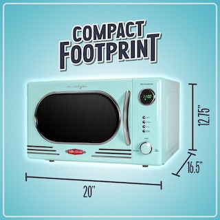 Foto 5 | Horno de Microondas Nostalgia NRMO11AQ6A 1.1 Pies Cúbicos 1000 W Aqua - Venta Internacional
