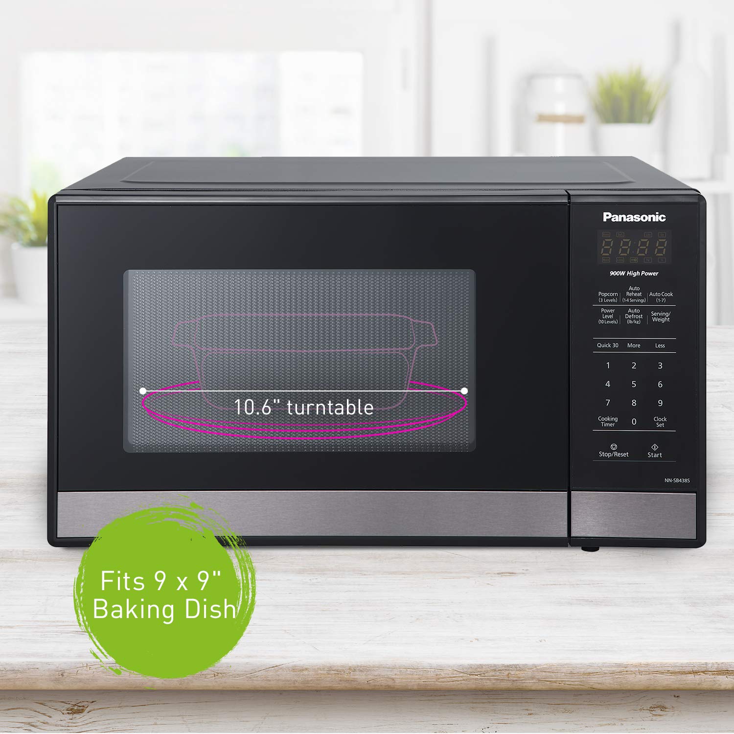 Foto 4 | Horno Microondas Panasonic Nn-sb438s 0.9 Pies Cúbicos Negro - Venta Internacional