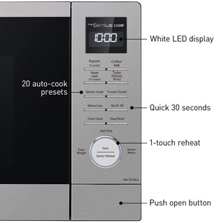 Foto 4 | Horno Microondas Panasonic Nn-sd78ls Inverter 1.6 Pies Cúbicos 1250 W - Venta Internacional