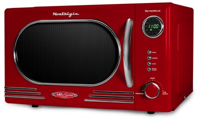 Foto 1 | Horno de Microondas Nostalgia NRMO11RR6A 1.1 Pies Cúbicos 1000 W Rojo - Venta Internacional