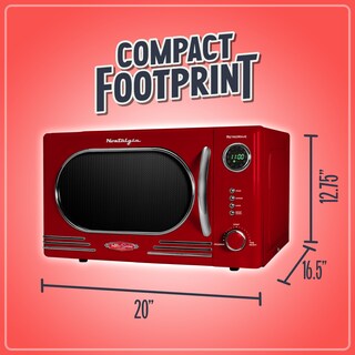 Foto 5 | Horno de Microondas Nostalgia NRMO11RR6A 1.1 Pies Cúbicos 1000 W Rojo - Venta Internacional