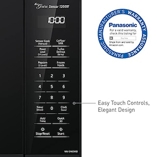 Foto 6 | Horno Microondas Panasonic Nn-sn65kb 1.2 Pies Cúbicos 1200 W Negro - Venta Internacional