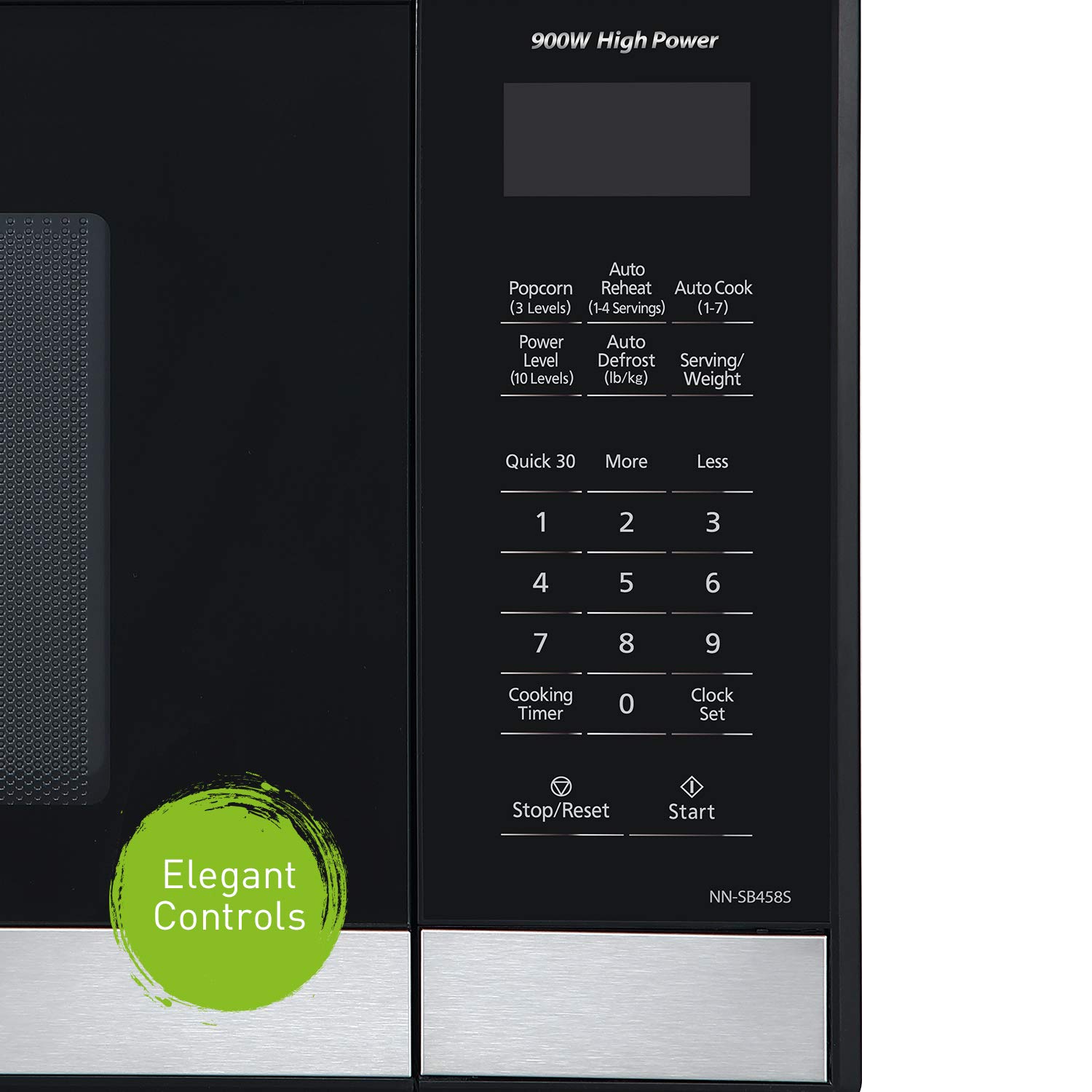 Foto 3 | Microondas Panasonic Nn-sb458s Compact 0.9 Pies Cúbicos Acero Inoxidable - Venta Internacional