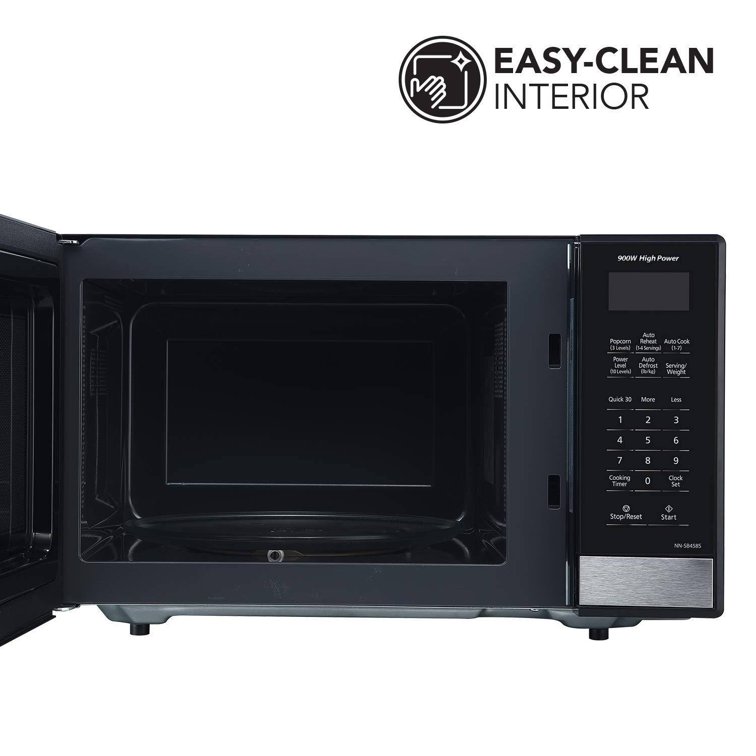 Foto 4 | Microondas Panasonic Nn-sb458s Compact 0.9 Pies Cúbicos Acero Inoxidable - Venta Internacional