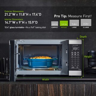 Foto 3 | Horno Microondas Panasonic Nn-su66ls 1100w 1.3 Pies Cúbicos - Venta Internacional