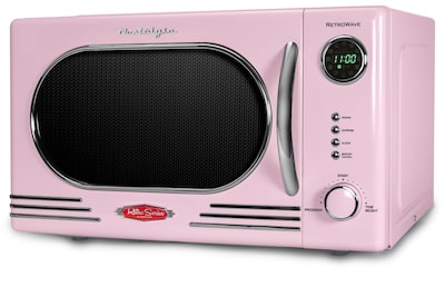 Foto 1 | Horno de Microondas Nostalgia NRMO11PK6A 1.1 Pies Cúbicos 1000 W Rosa - Venta Internacional