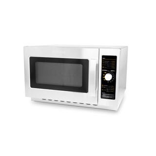 Foto 1 | Microondas Industrial Análogo Rhino, 1000w De Potencia, 1.2 Pies Cúbicos, Acero Inoxidable
