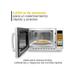 Foto 3 | Microondas Industrial Digital Rhino, 1000w De Potencia, 1.2 Pies Cúbicos, Acero Inoxidable