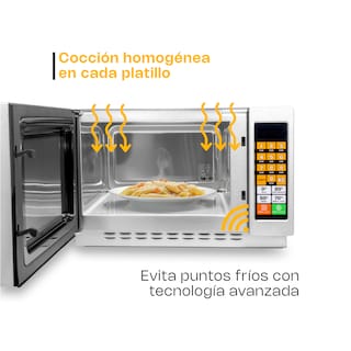Foto 7 | Microondas Industrial Digital Rhino, 1000w De Potencia, 1.2 Pies Cúbicos, Acero Inoxidable