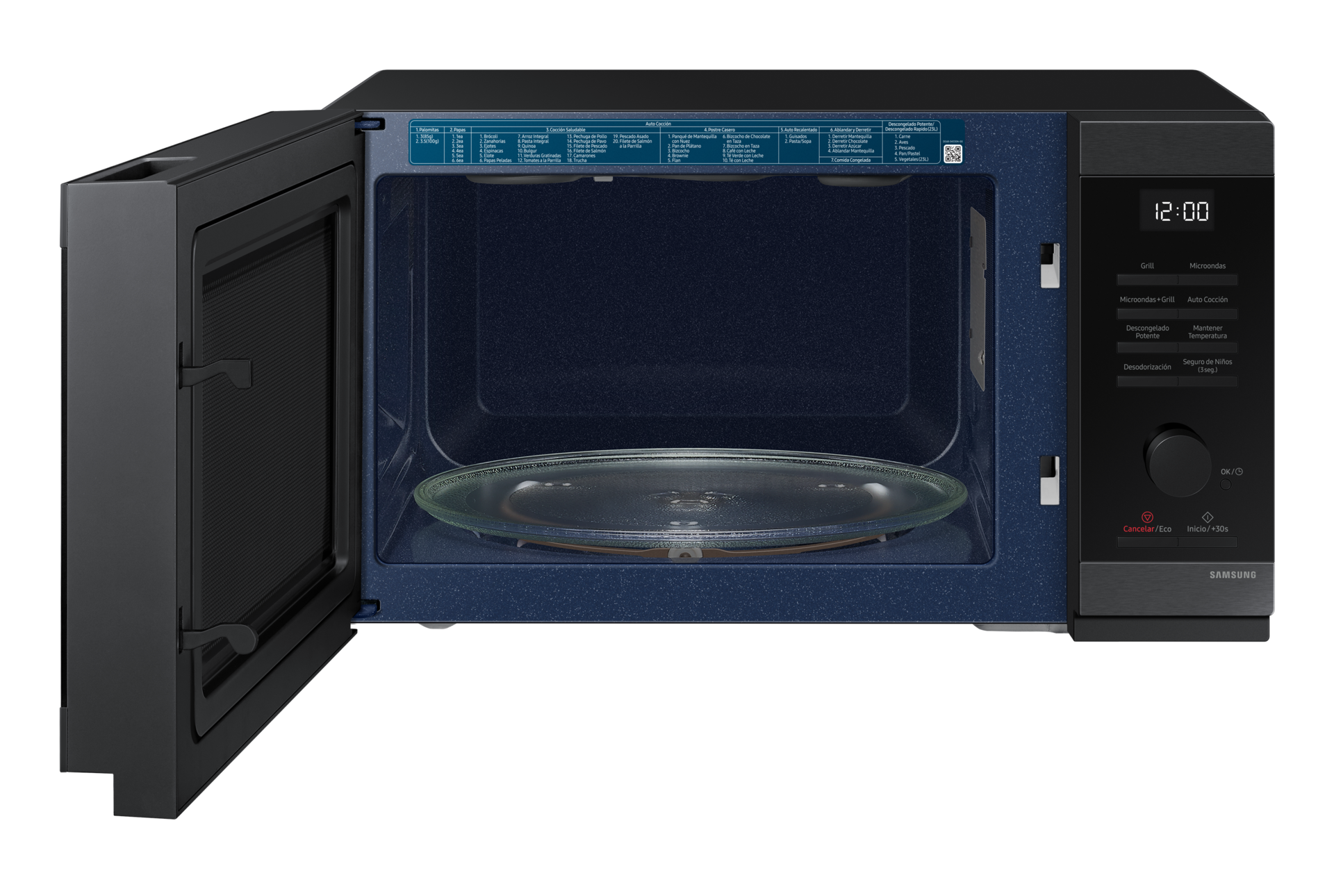 Foto 3 pulgar | Horno de Microondas Samsung 32 L Grill Fry Negro