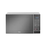 Horno de Microondas Midea 1.1 Pies Cúbicos Smarteco Gris con Puerta Espejo y 6 Menús Automáticos