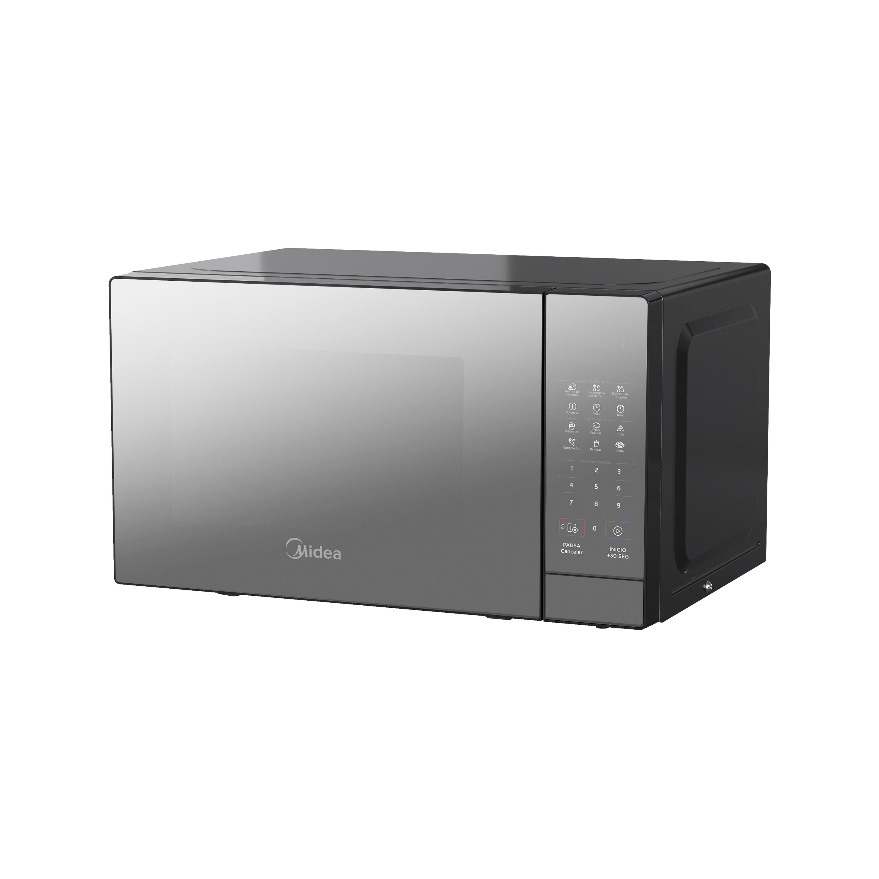 Foto 3 pulgar | Horno de Microondas Negro 0.7 Pies Cúbicos 20 l  Gourmet con 10 Niveles de Potencia