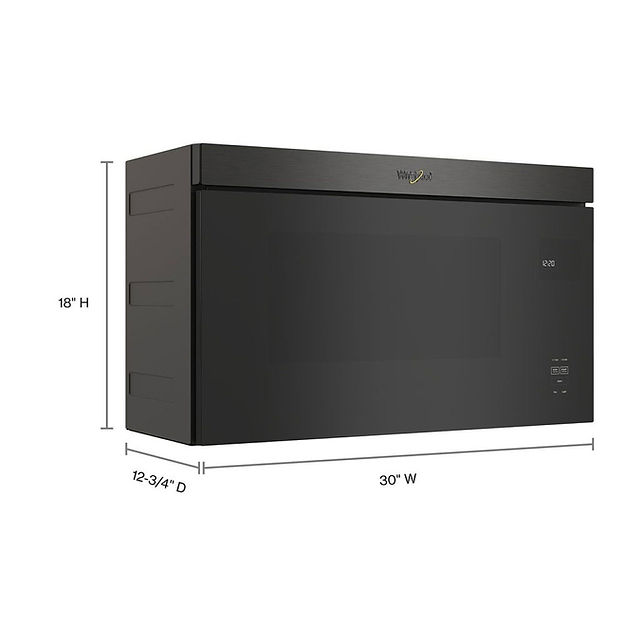 Foto 4 pulgar | Microcampana Whirlpool Wmmf5930pv 76 Cm (30'') Capacidad 1.1 P³ Acero Negro