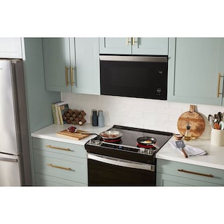 Foto 7 | Microcampana Whirlpool Wmmf5930pv 76 Cm (30'') Capacidad 1.1 P³ Acero Negro