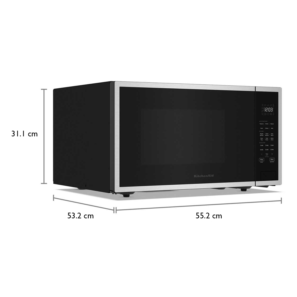 Foto 6 | Kitchenaid  Countertop Microwave Kmcs522rps Air Fry Function