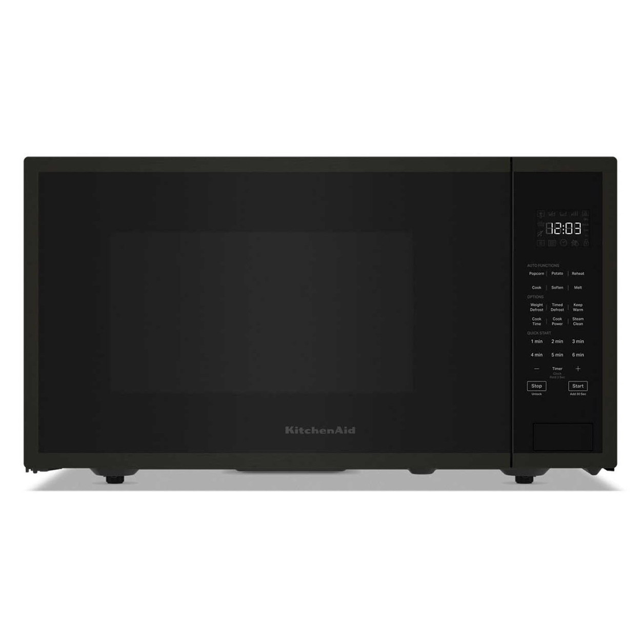 Foto 1 | Microondas Kitchenaid 1.6p³ Negro con Sensor de Cocción
