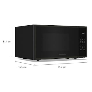 Foto 4 | Microondas Kitchenaid 1.6p³ Negro con Sensor de Cocción