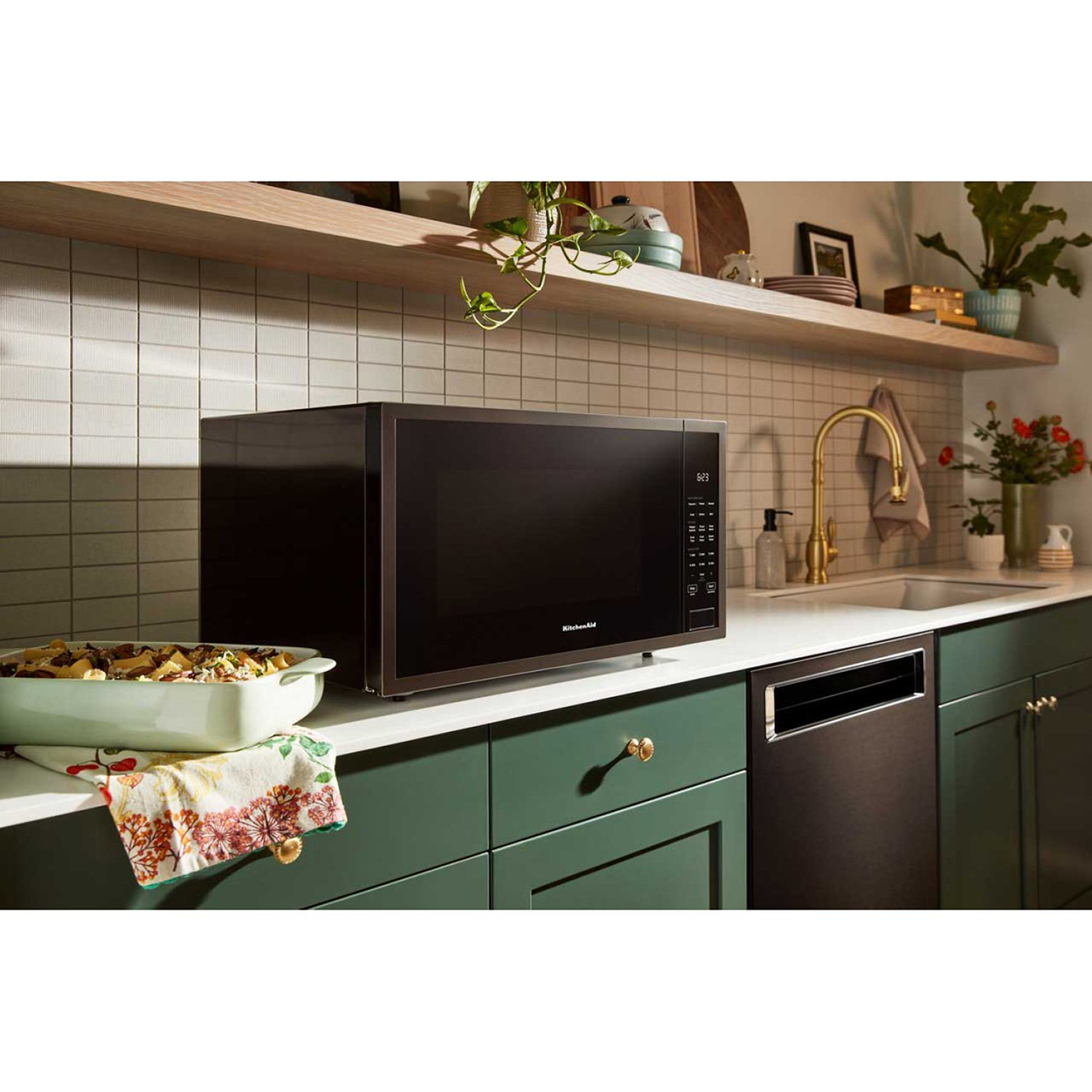 Foto 5 | Microondas Kitchenaid 1.6p³ Negro con Sensor de Cocción