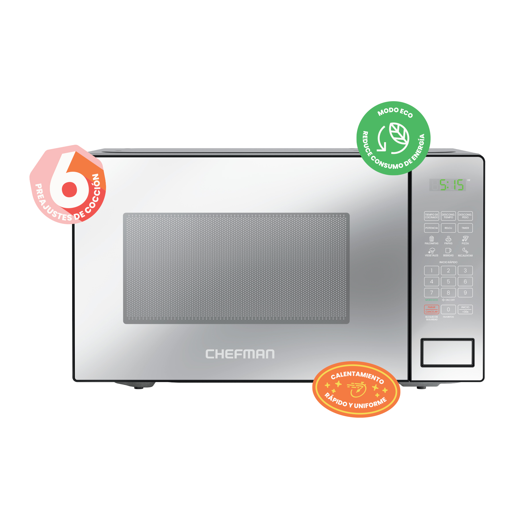 Microondas Chefman 6 Modos