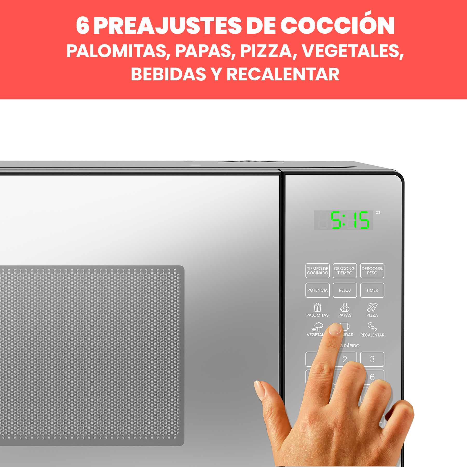 Foto 5 | Microondas Chefman 6 Modos