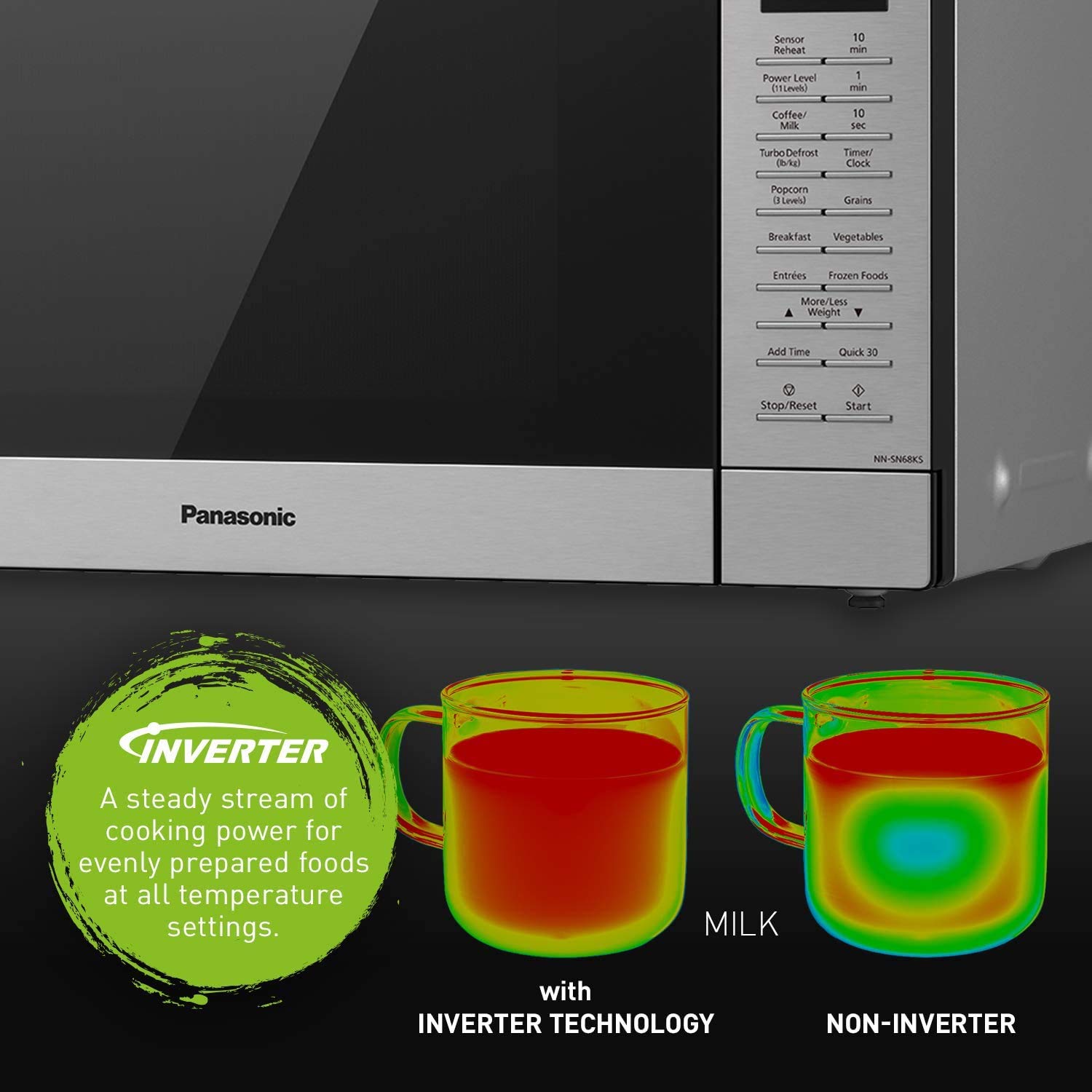 Foto 3 pulgar | Horno Microondas Panasonic Nn-sn68ks 1.2 Pies Cúbicos 1200 W- Venta Internacional