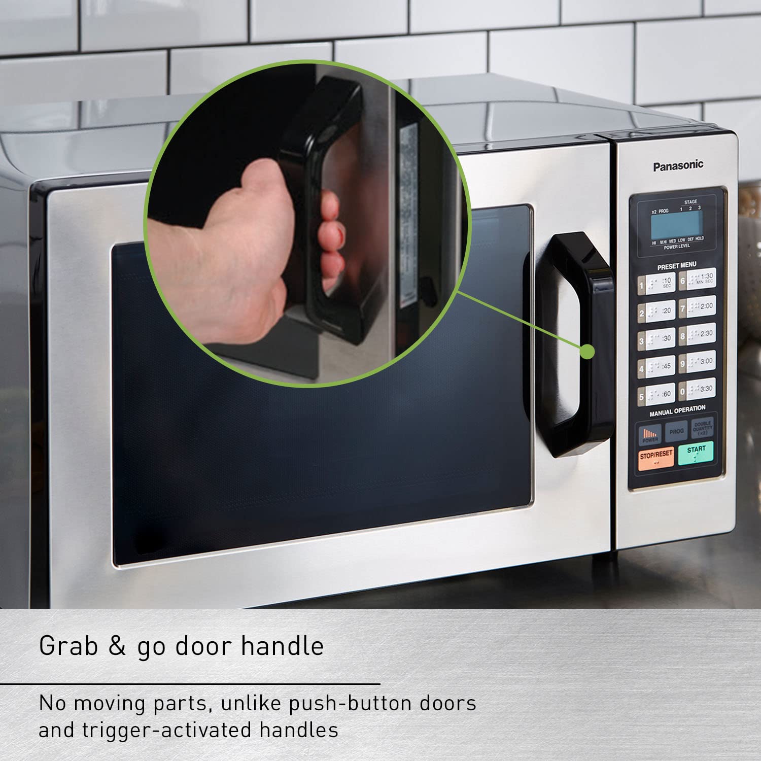Foto 5 pulgar | Horno Microondas Panasonic Ne1054f 1000w 0.8l Acero Inoxidable - Venta Internacional