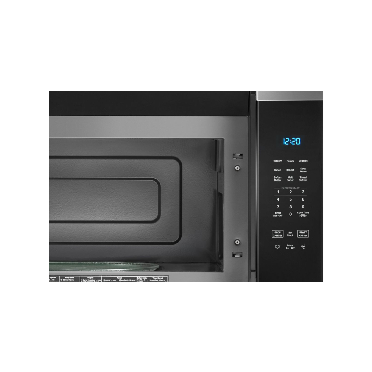 Foto 5 pulgar | Microondas Campana Whirlpool Wmms3130rz de 76 cm 30” y 1.7 Pies Cúbicos