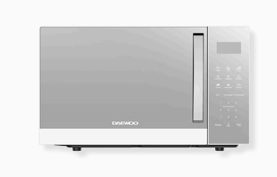 Foto 1 | Horno De Microondas Daewoo 0.9 Pies Color Plata Espejo Temporizador Menu Automatico Descongelado Peso Tiempo 0920wg