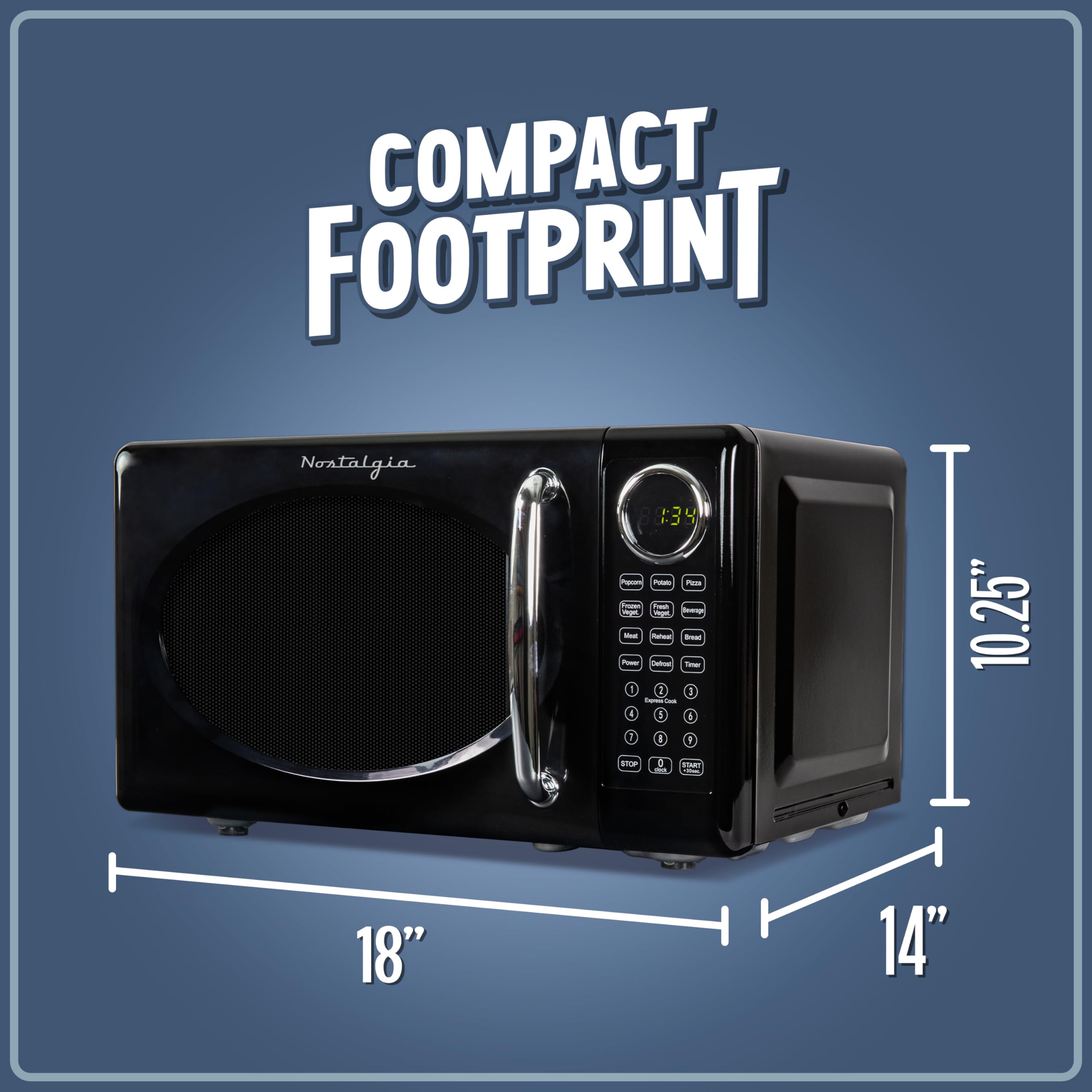 Foto 6 pulgar | Horno Microondas Nostalgia Retro 20l 700w - Venta Internacional