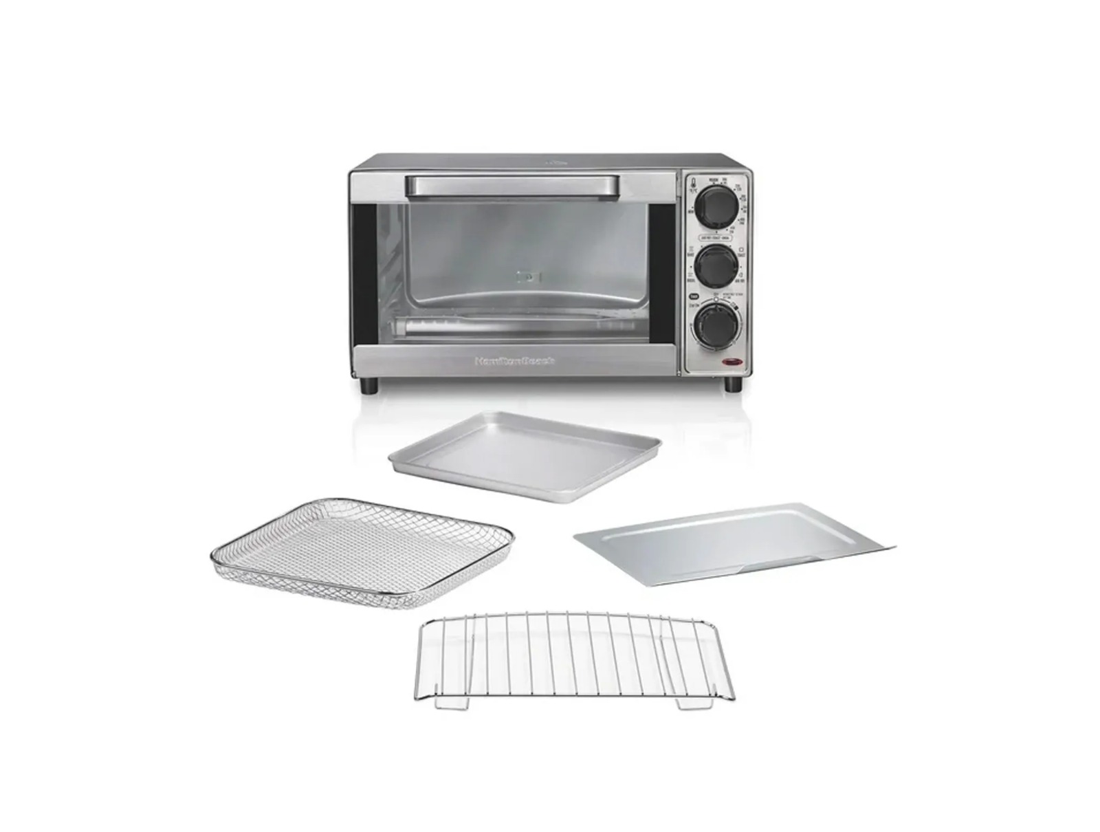 Foto 4 pulgar | Horno Eléctrico Hamilton Beach 31401 4 Rebanadas Acero Inoxidable