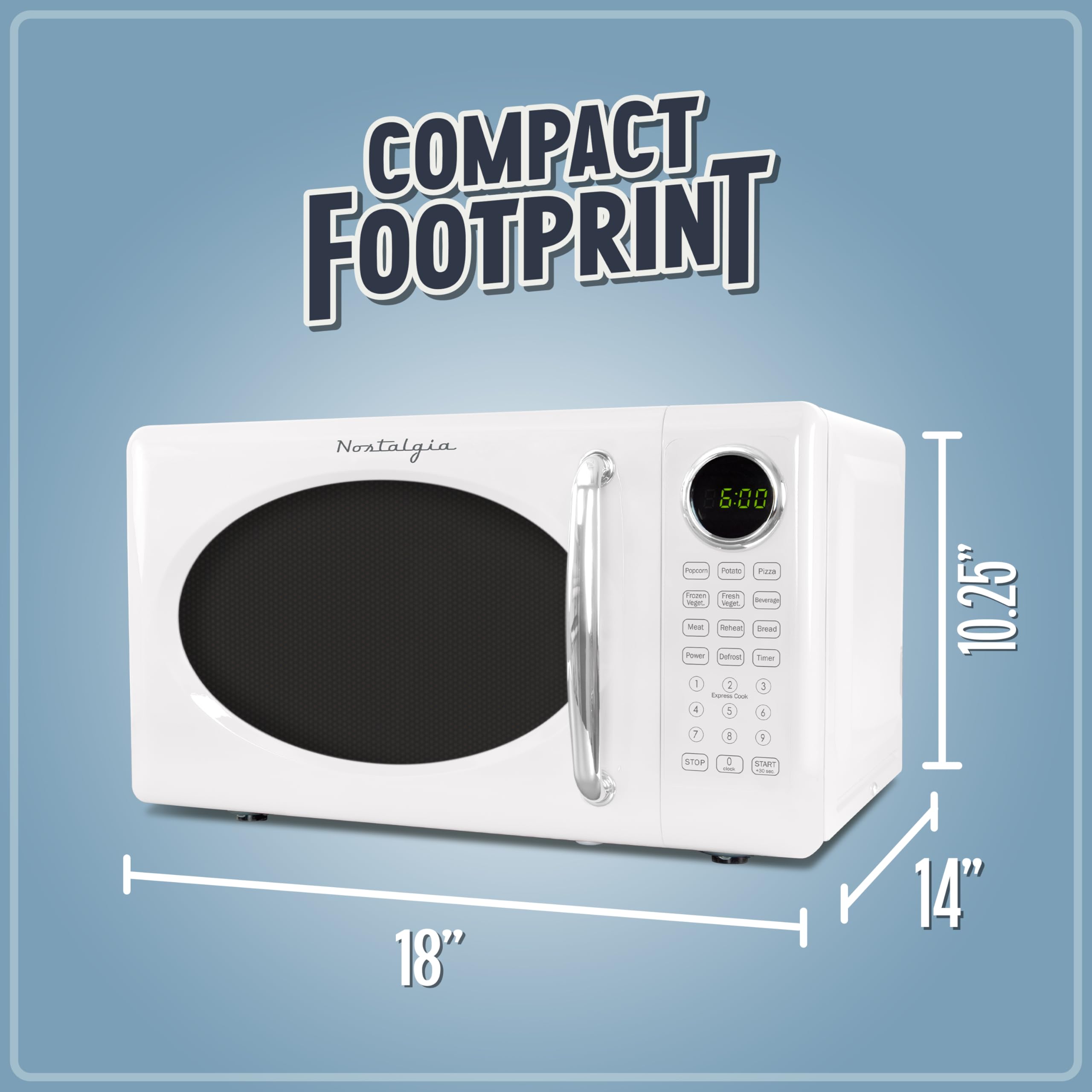 Foto 6 pulgar | Horno Microondas Nostalgia Retro 20l 700w - Venta Internacional