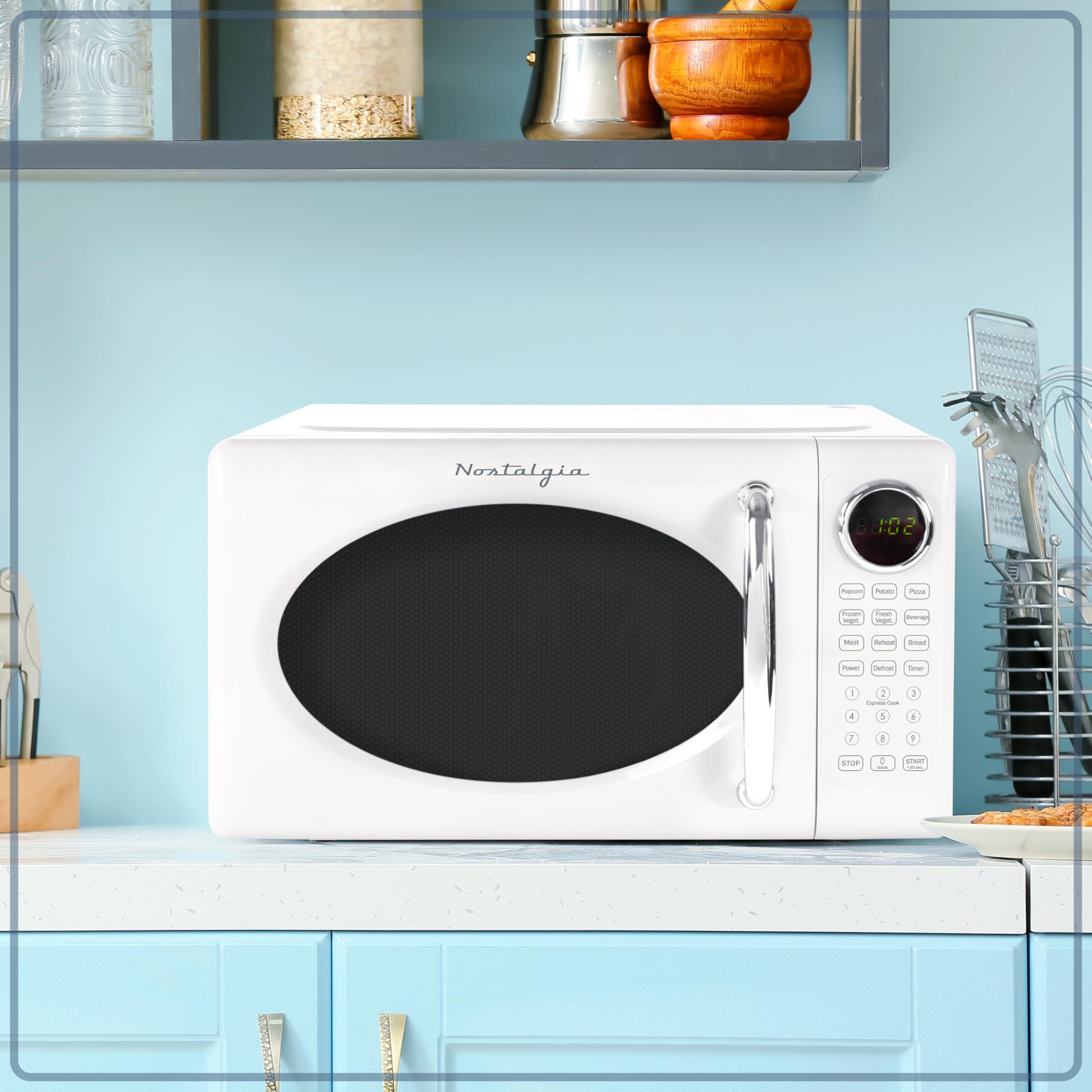 Foto 7 pulgar | Horno Microondas Nostalgia Retro 20l 700w - Venta Internacional