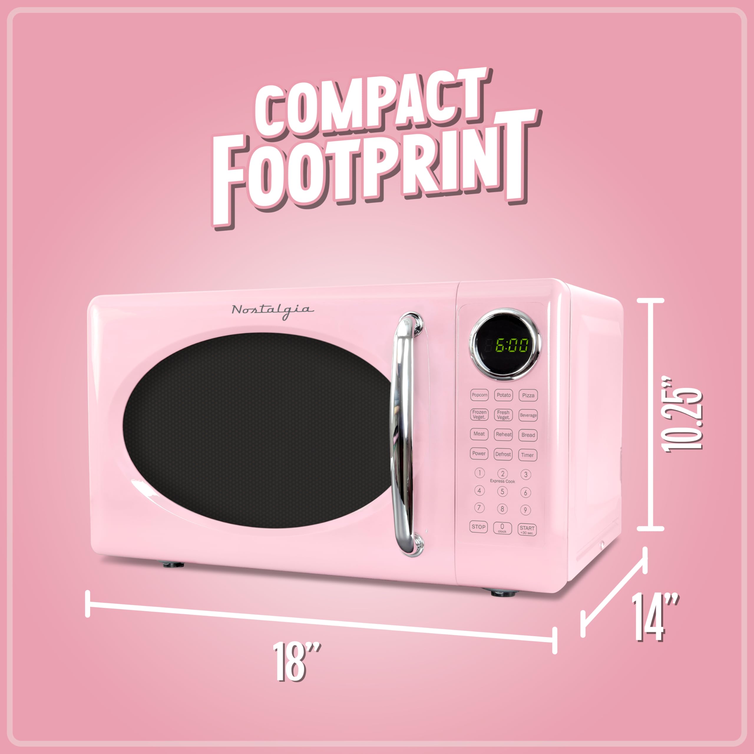 Foto 6 pulgar | Horno de Microondas Nostalgia Retro 700 W-Venta Internacional