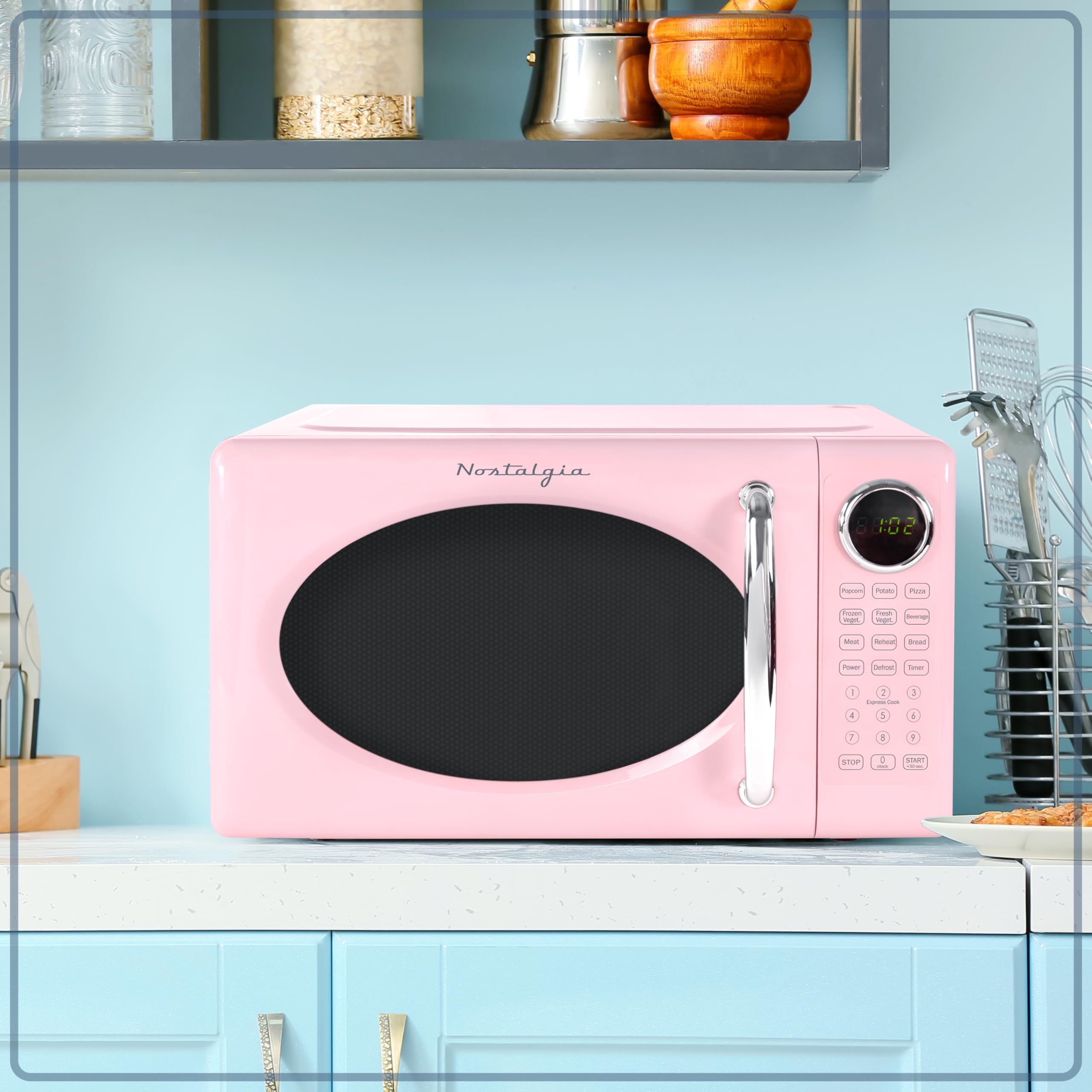 Foto 7 pulgar | Horno de Microondas Nostalgia Retro 700 W-Venta Internacional