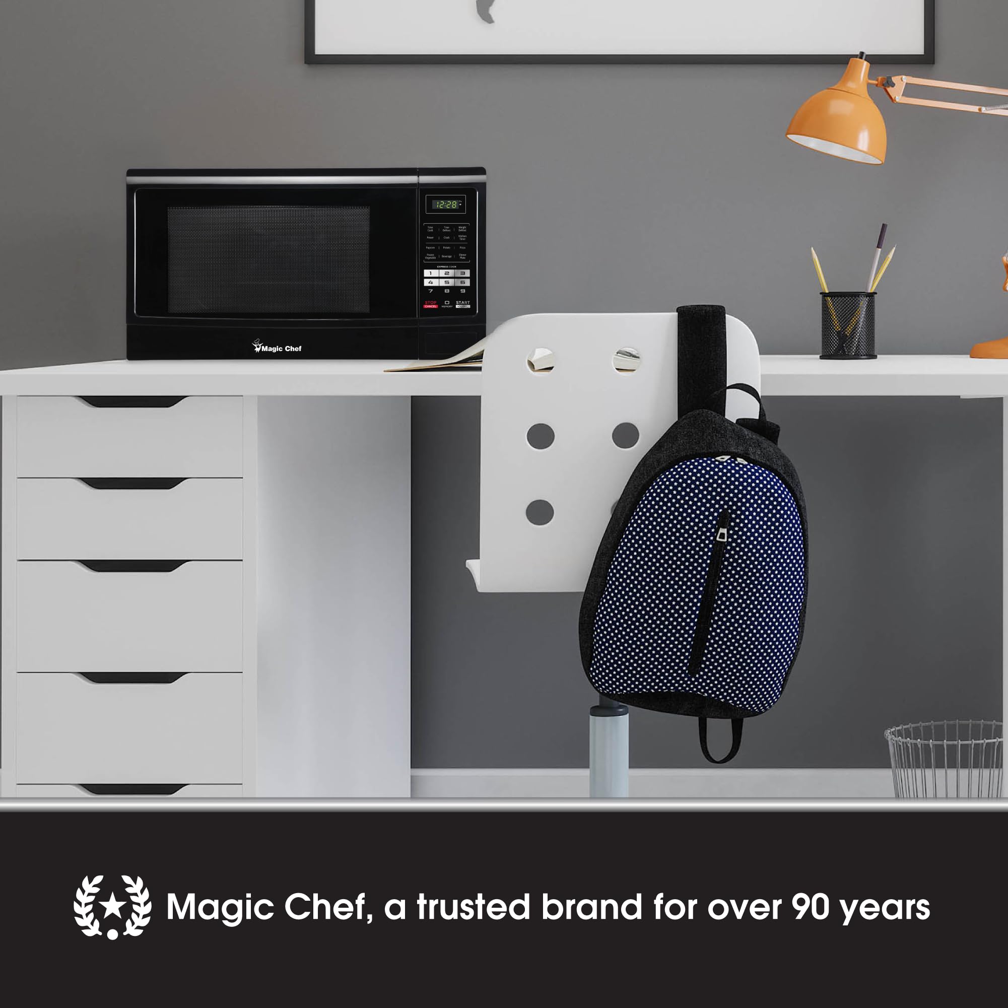 Foto 4 pulgar | Horno de Microondas Magic Chef 1.6 Pies Negro-Venta Internacional