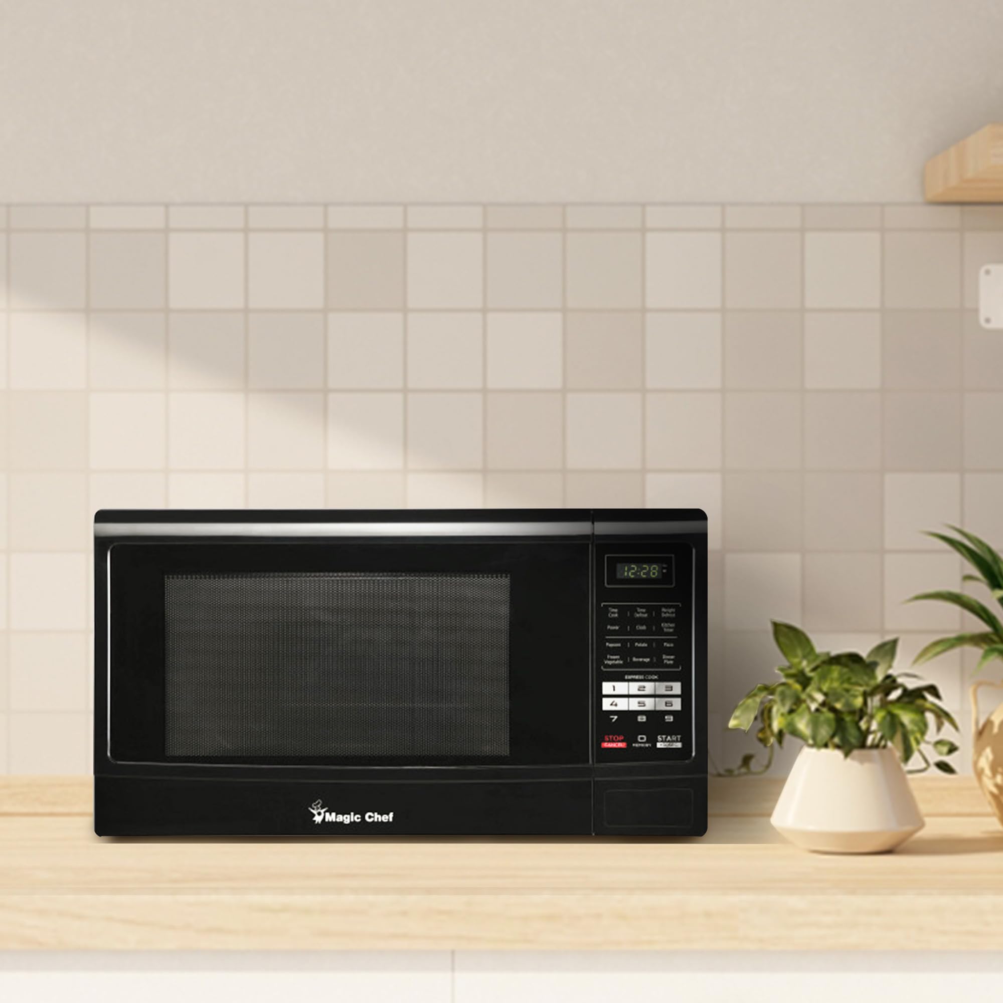 Foto 6 pulgar | Horno de Microondas Magic Chef 1.6 Pies Negro-Venta Internacional